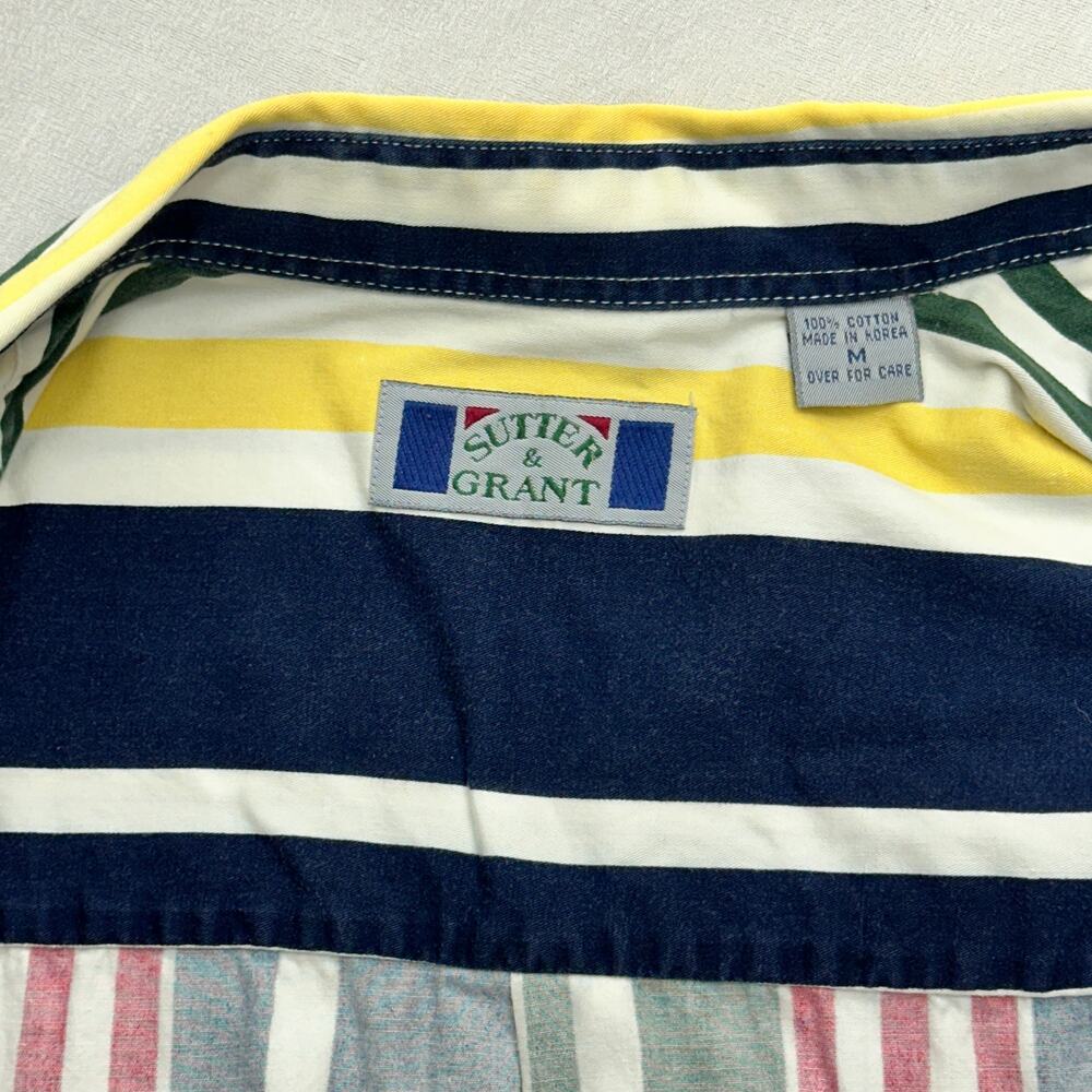 VTG Sutter&Grant Striped Short Sleeve Button Down Granpacore